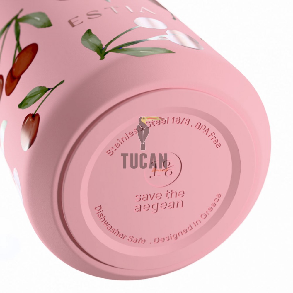 ΘΕΡΜΟΣ ESTIA FLOW SAVE THE AEGEAN 500ml CHERRY ROSE 01-41991