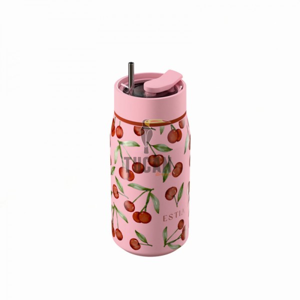 Ποτήρι Θερμός Estia Save the Aegean LENS CHERRY ROSE 360ml  01-42882