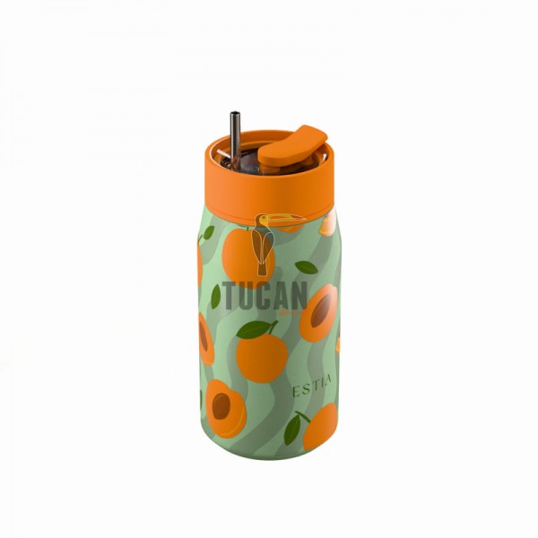 Ποτήρι Θερμός Estia Save the Aegean LENS PEACH GARDEN 360ml 01-43100
