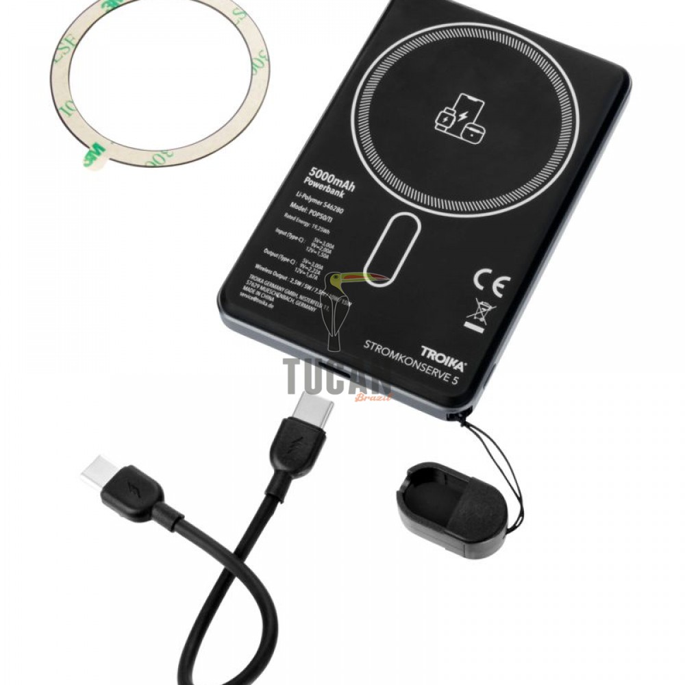 TROIKA POWER BANK 3 in 1 "STROMKONSERVE 5" POP50/TI
