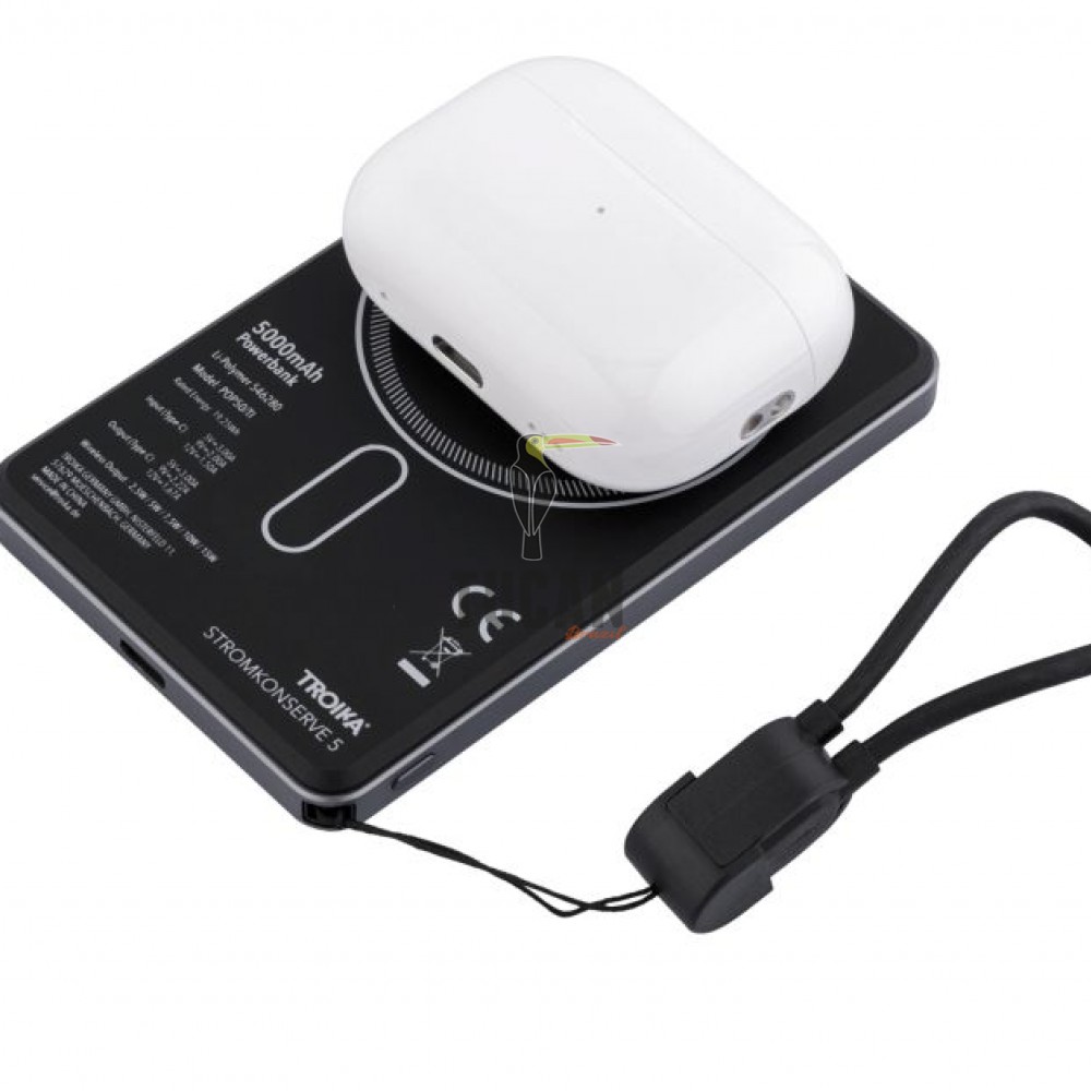 TROIKA POWER BANK 3 in 1 "STROMKONSERVE 5" POP50/TI