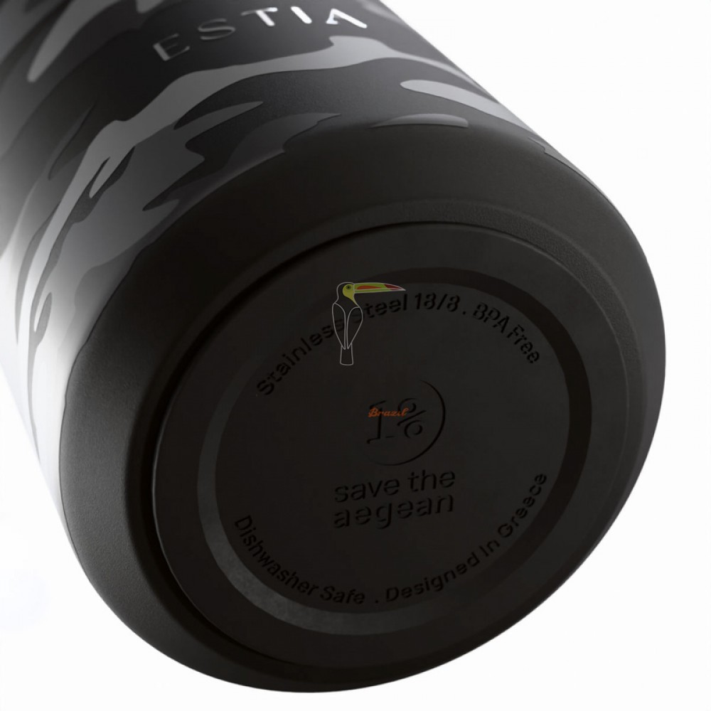 Ποτήρι Θερμός Estia Save the Aegean LENS DARK CAMO 360ml 01-47887