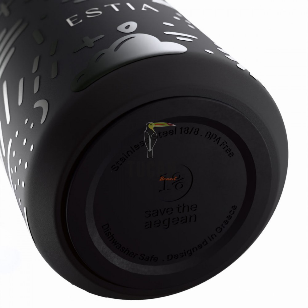 Ποτήρι Θερμός Estia Save the Aegean LENS NOIR ECHO 360ml 01-42943