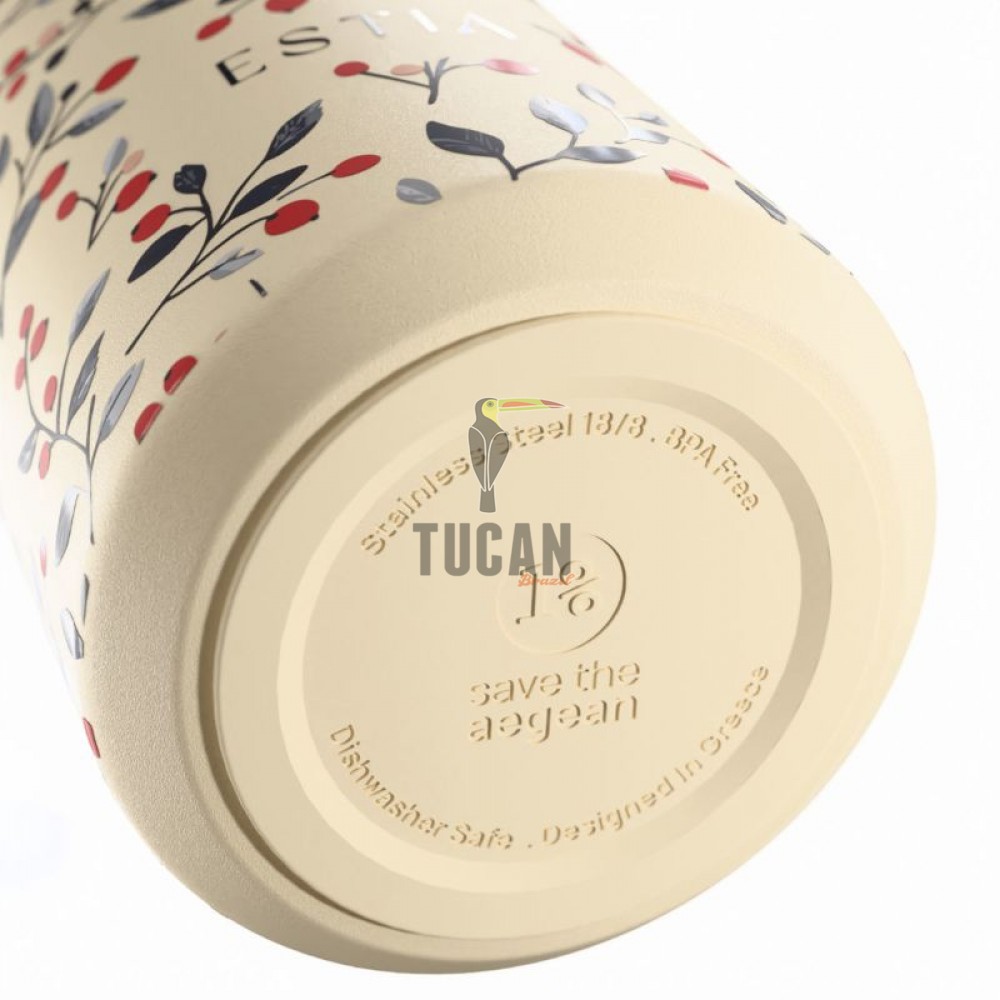 Ποτήρι Θερμός Estia Save the Aegean LENS BLOOM BEIGE 360ml 01-42912