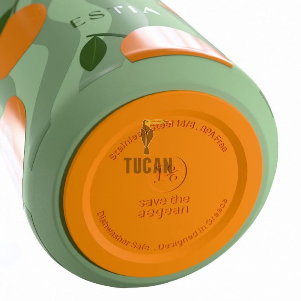 ΘΕΡΜΟΣ ESTIA FLOW SAVE THE AEGEAN 500ml PEACH GARDEN 01-42202