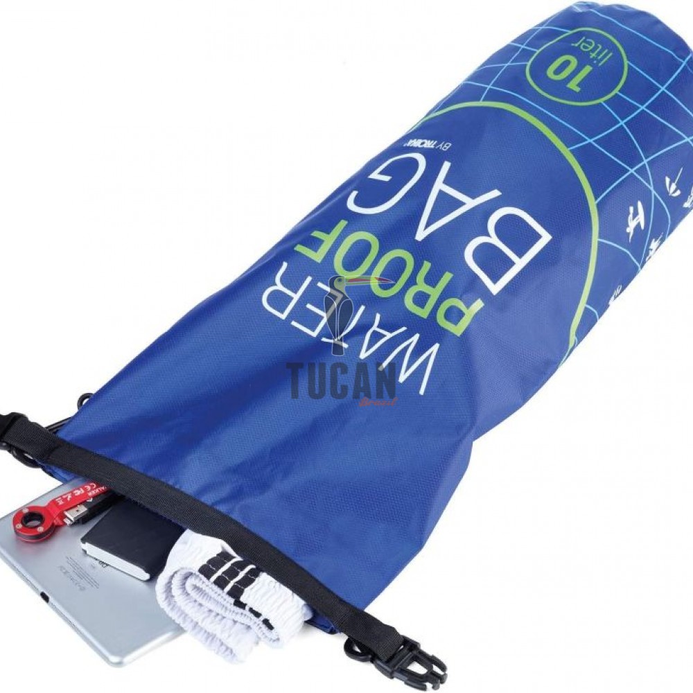 TROIKA  ΣΤΕΓΑΝΗ ΑΔΙΑΒΡΟΧΗ ΤΣΑΝΤΑ WATER PROOF BAG 10L ΜΠΛΕ WPB10/BL