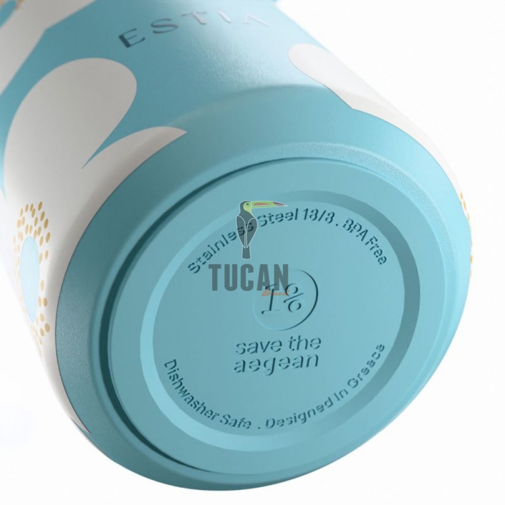 ΘΕΡΜΟΣ ESTIA SAVE THE AEGEAN PULSE BLUE DAISY 500ml 01-42646