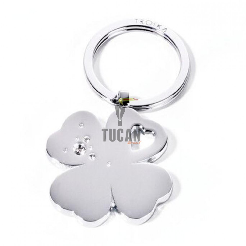 Μπρελόκ TROIKA  KR9-30/CH "GIRLS BEST FRIENDS "Clover"