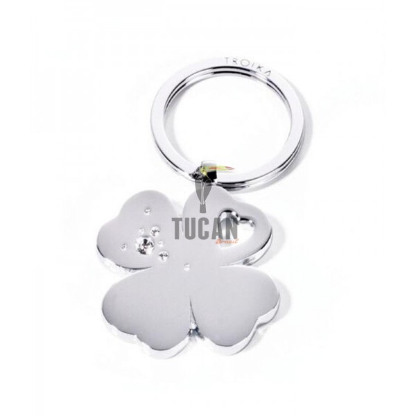 Μπρελόκ TROIKA  KR9-30/CH "GIRLS BEST FRIENDS "Clover"