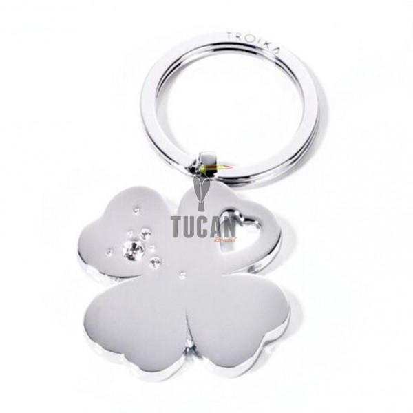 Μπρελόκ TROIKA  KR9-30/CH "GIRLS BEST FRIENDS "Clover"