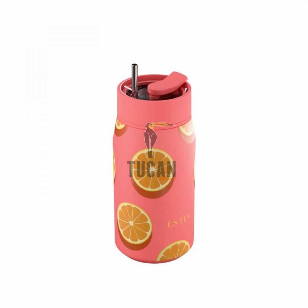 Ποτήρι Θερμός Estia Save the Aegean ORANGE POP 360ml 01-43056