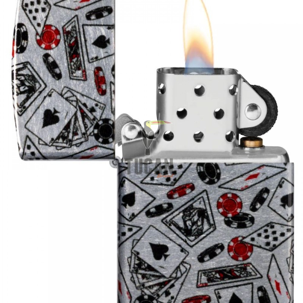 Zippo Let the Chips Fall Design 47157 