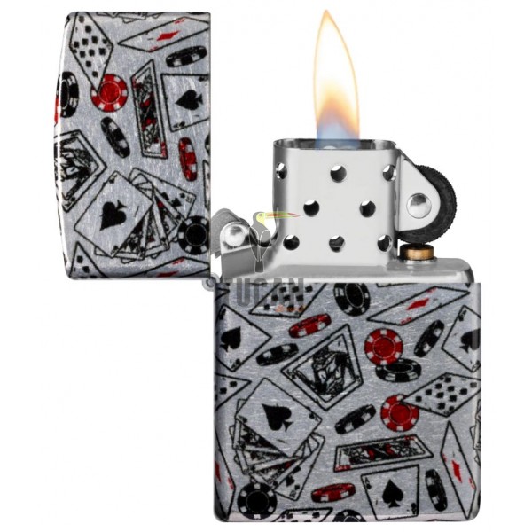 Zippo Let the Chips Fall Design 47157 
