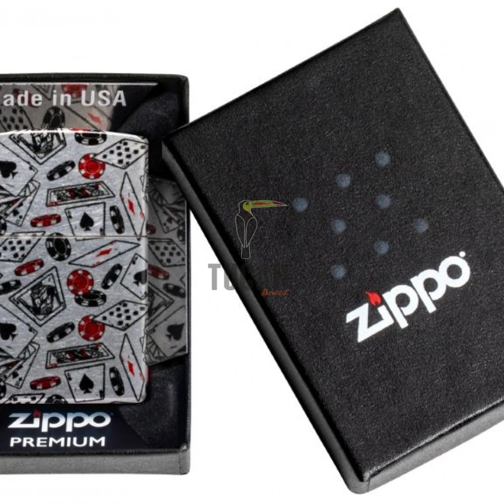 Zippo Let the Chips Fall Design 47157 