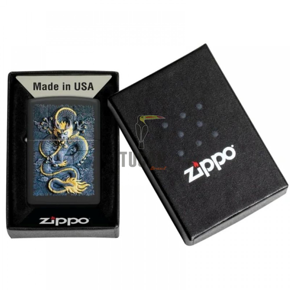 Zippo Stone Dragon Design 47181