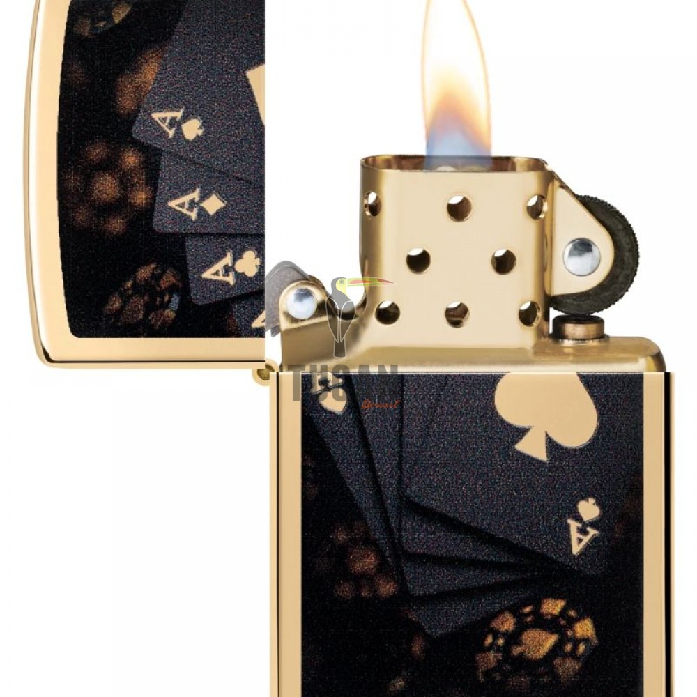 Zippo Lucky Aces Design 47141