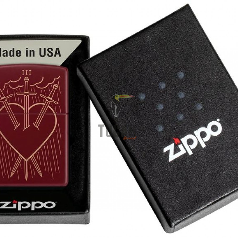 Zippo Heart and Daggers Design 46723