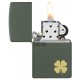 Zippo Four Leaf Clover Design 49796