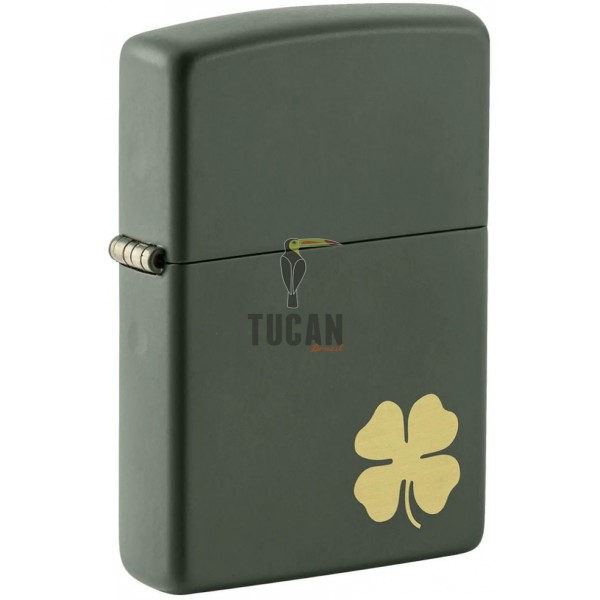 Zippo Four Leaf Clover Design 49796