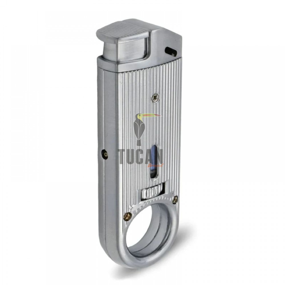 Αναπτήρας Πίπας Soft Flame Dissim Slim Silver DISSLS