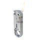 Αναπτήρας Πίπας Soft Flame Dissim Slim Silver DISSLS