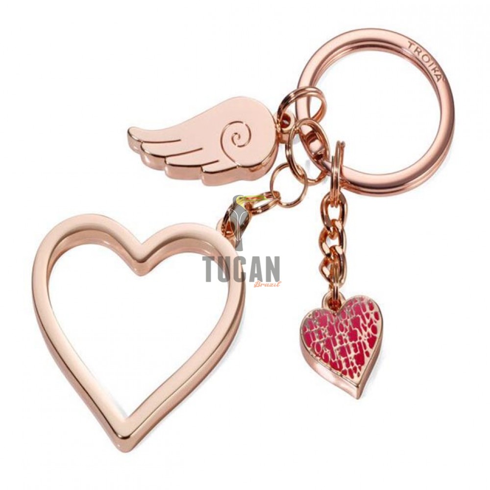 Μπρελόκ TROIKA  KR17-01/RG  "LOVE IS IN THE AIR"