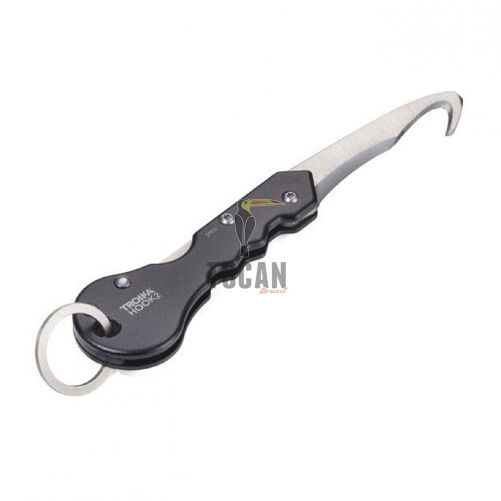 Μπρελόκ TROIKA KTL88/BK "HOOK 2"