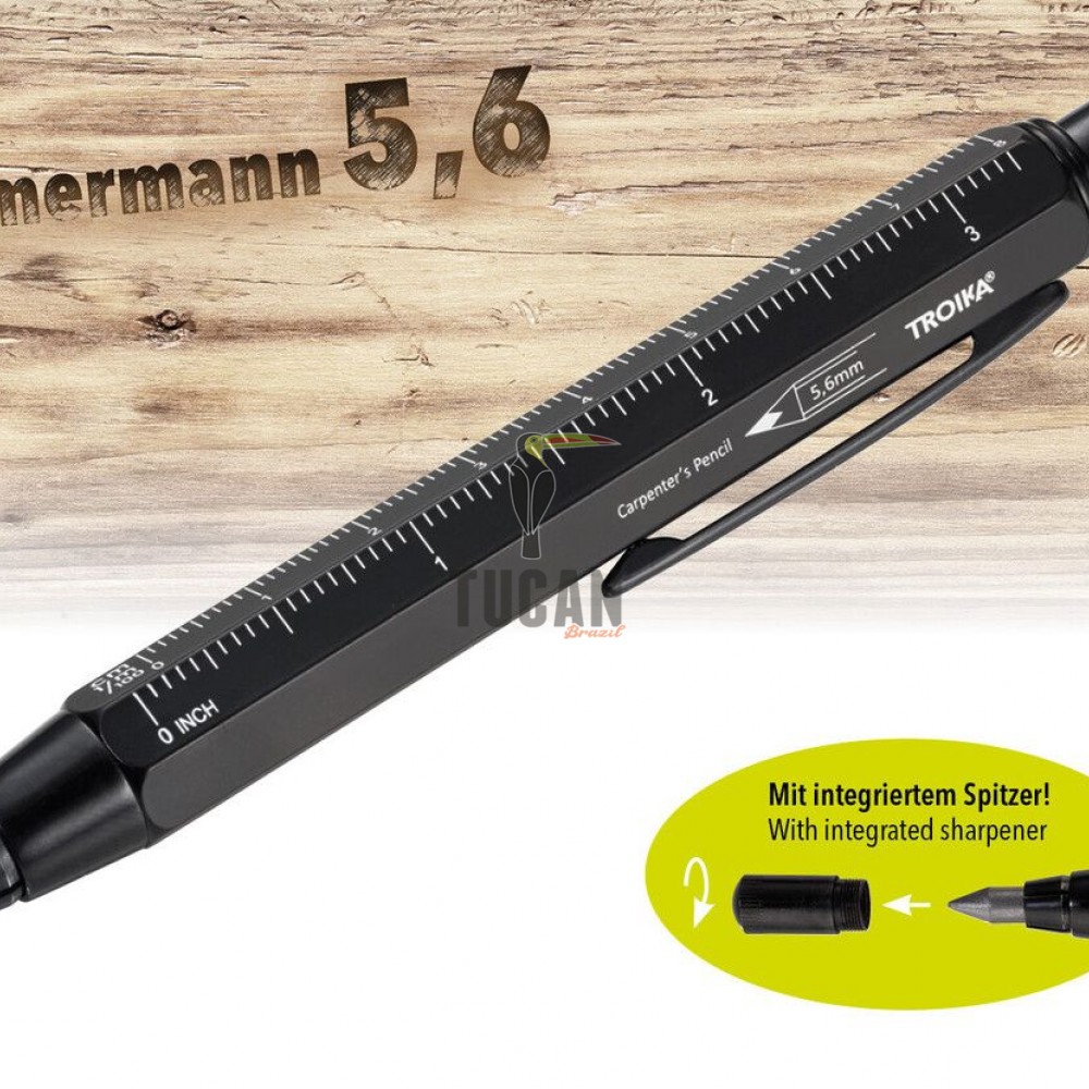 Mολύβι ξυλουργού Troika “Zimmermann 5,6” PEN56/BK