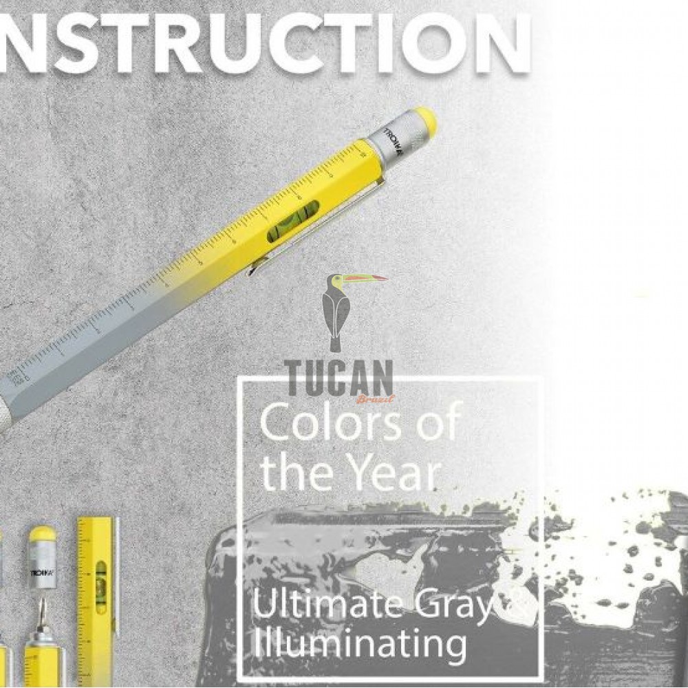 Στυλό  Troika  “Construction” PIP20YE/GY