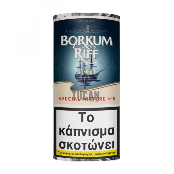 Καπνός πίπας Borkum Riff Special Mixture No 8