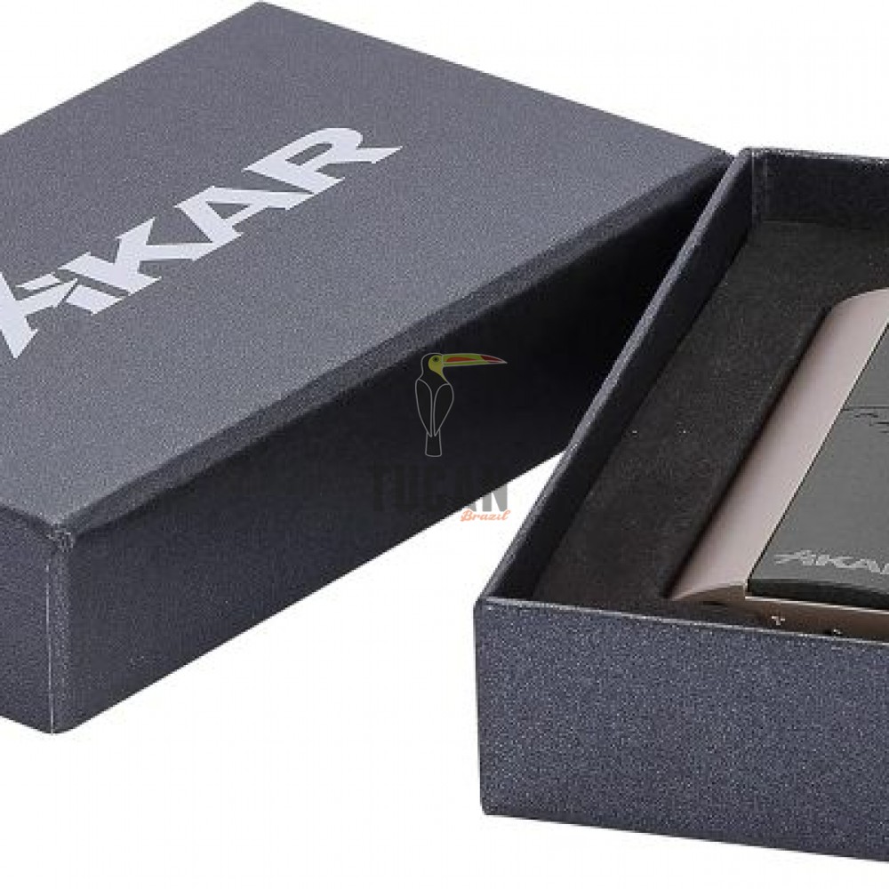 Αναπτήρας Xikar Flash Black μονής φλόγας jet 506TN