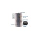 Αναπτήρας Xikar Flash Black μονής φλόγας jet 506TN