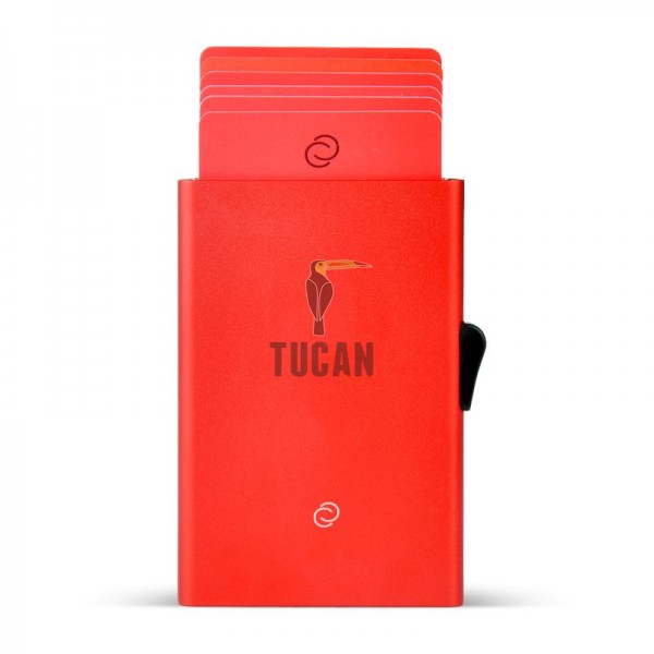 C SECURE Kαρτοθήκη αλουμινίου με προστασία RFID Red CH11943