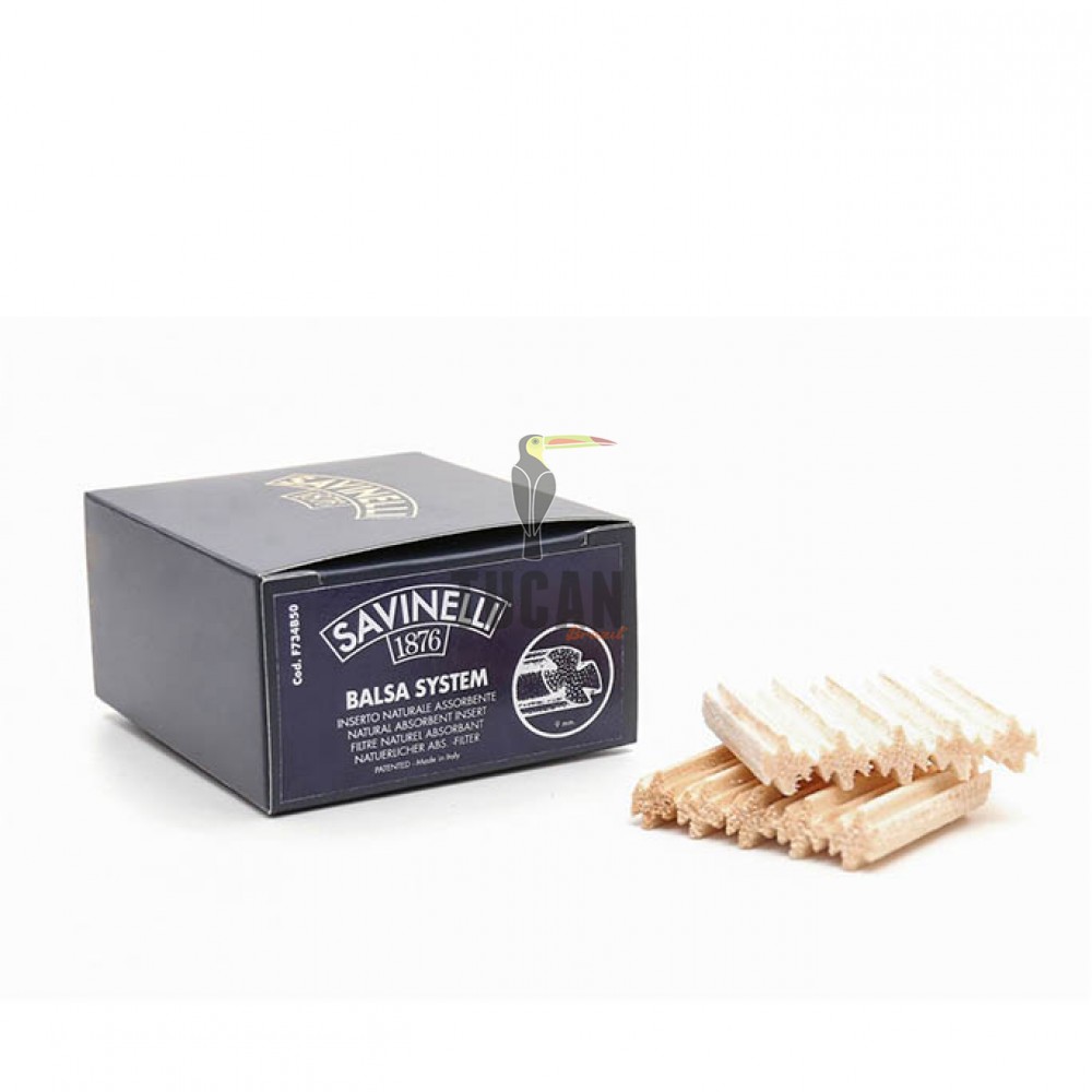 Savinelli φίλτρα πίπας Balsa system 9mm 734-50