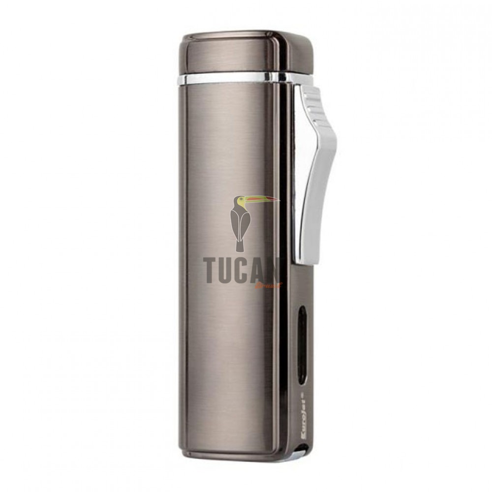 Eurojet Triple Jet Flame Αναπτήρας Πούρου 256013 Gunmetal-Silver