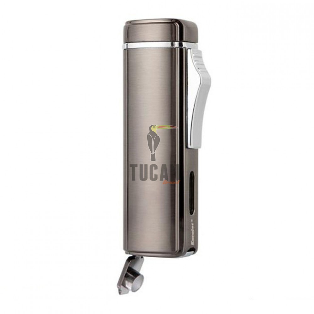 Eurojet Triple Jet Flame Αναπτήρας Πούρου 256013 Gunmetal-Silver