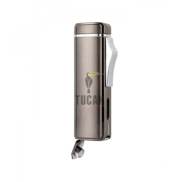 Eurojet Triple Jet Flame Αναπτήρας Πούρου 256013 Gunmetal-Silver