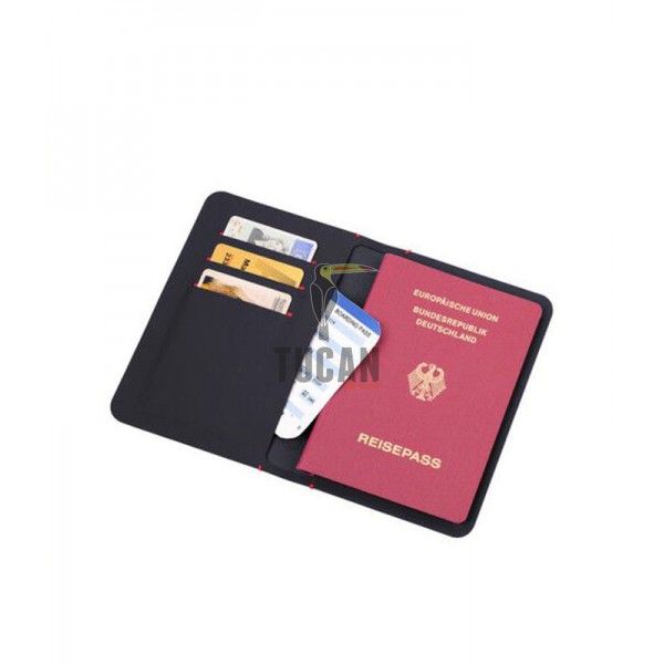 Troika "TROIKA SLIM PASS" θήκη ταξιδιωτικών εγγράφων PPH10/LE Μαύρη 