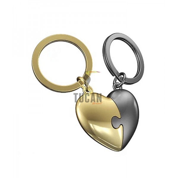 Μπρελόκ Metalmorphose Puzzle Heart MTM116-01 