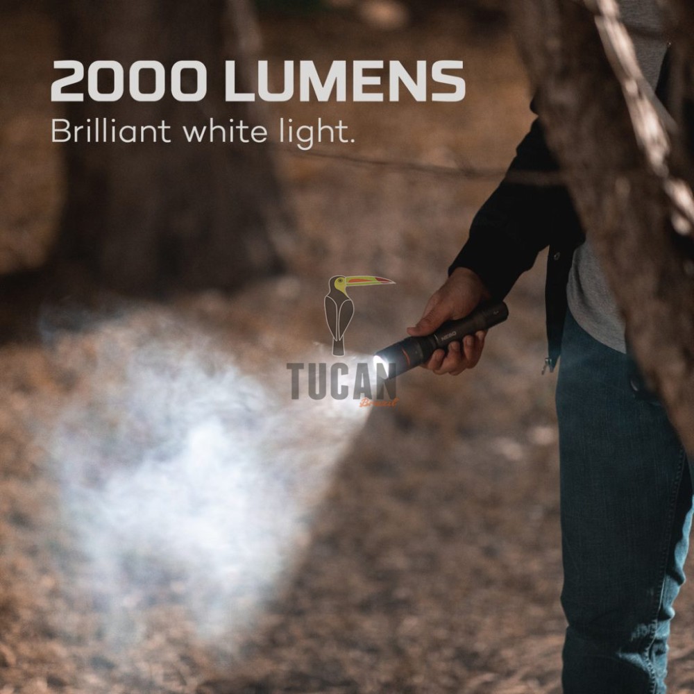 NEBO Davinci 2000 Lumens επαναφορτιζόμενος φακός NEB-FLT-0020-G