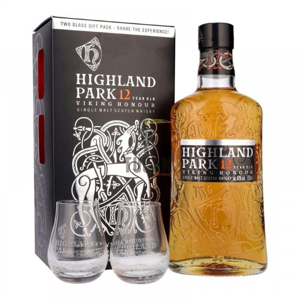 HIGHLAND PARK 12 YEAR OLD- ΣΥΣΚΕΥΑΣΙΑ ΔΩΡΟΥ ΜΕ 2 ΠΟΤΗΡΙΑ
