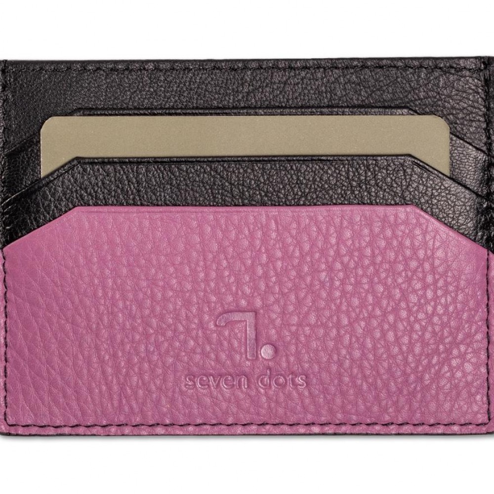 7.dots Δερμάτινη Θήκη Καρτών Lilac Bologna 90-005LIL