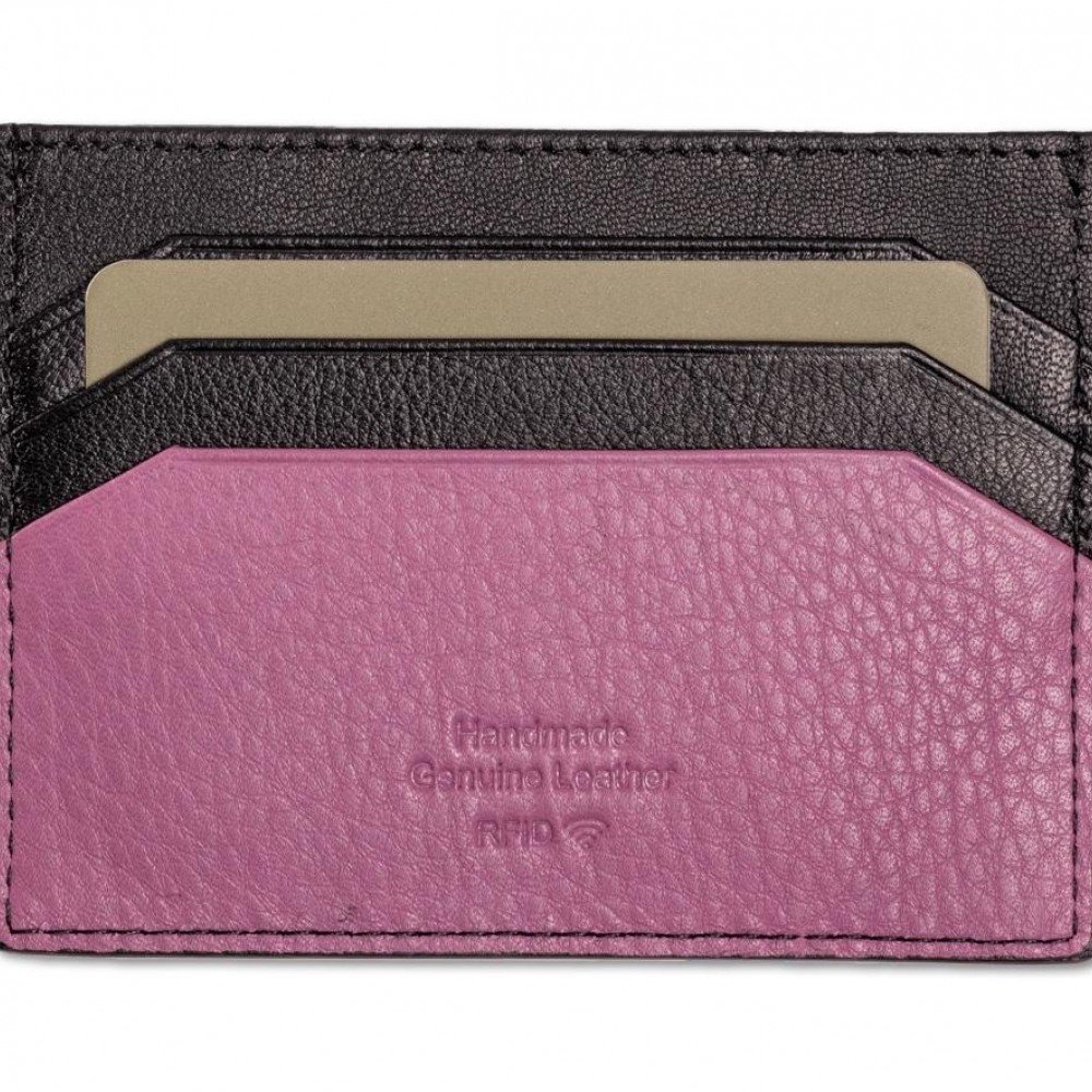 7.dots Δερμάτινη Θήκη Καρτών Lilac Bologna 90-005LIL