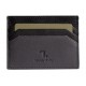 7.dots Δερμάτινη Θήκη Καρτών Σκούρο Γκρι Prato 90-005GR