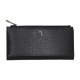 7.dots Γυναικείο Δερμάτινο Πορτοφόλι Μαύρο Lizard print Venus 75-020 