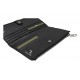 7.dots Γυναικείο Δερμάτινο Πορτοφόλι Μαύρο Lizard print Venus 75-020 