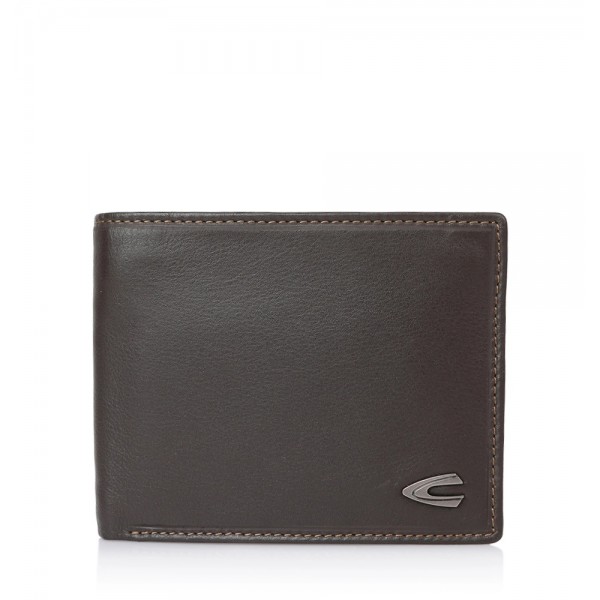 Camel Active Vegas Δερμάτινο Πορτοφόλι Πλάγιο Καφέ Σκούρο B34-705-20