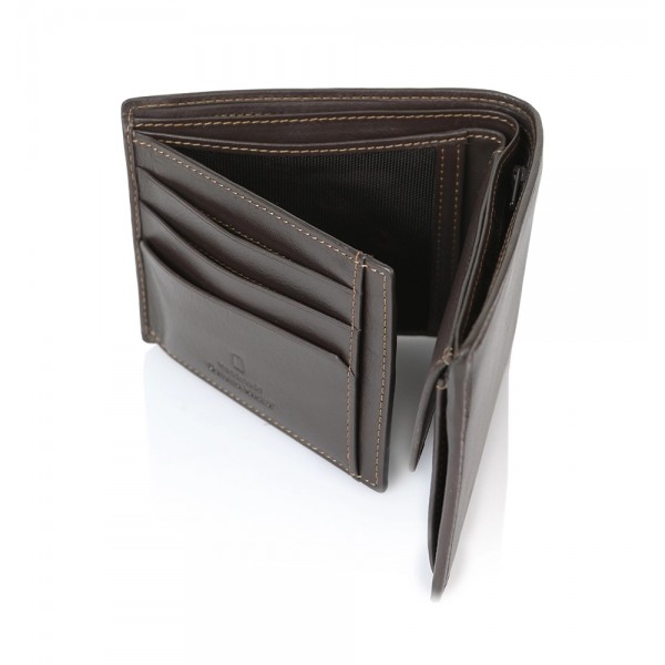 Camel Active Vegas Δερμάτινο Πορτοφόλι Πλάγιο Καφέ Σκούρο B34-705-20