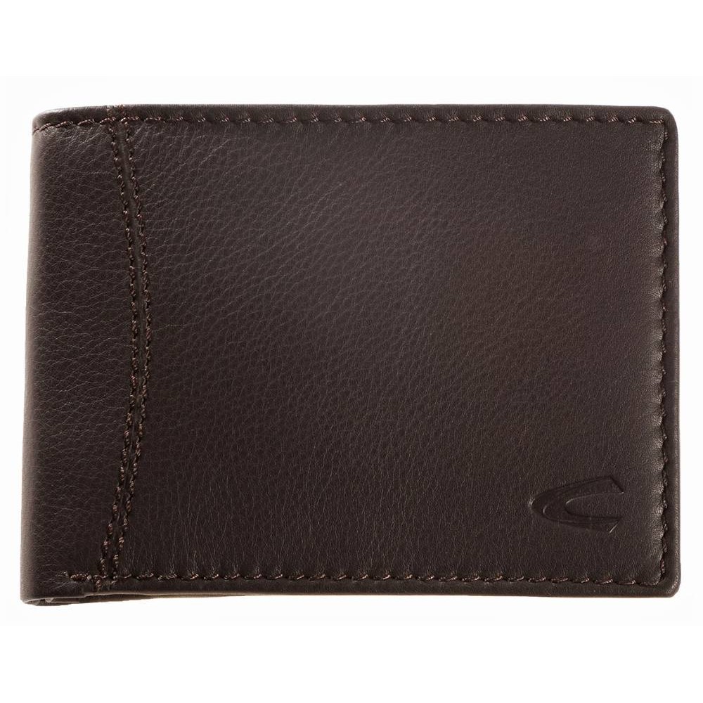 Camel Active Cordoba Δερμάτινο Πορτοφόλι Πλάγιο Καφέ Σκούρο 133-705-20