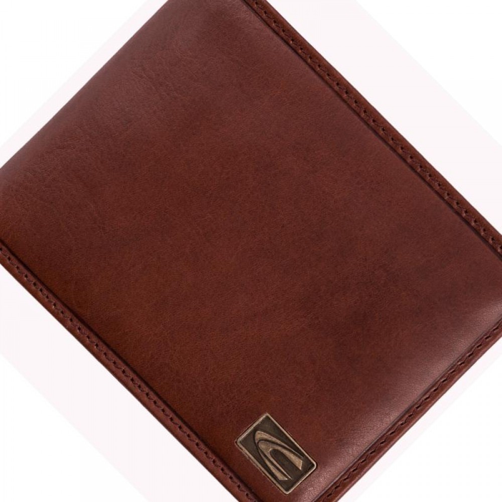 Camel Active Japan Δερμάτινο Πορτοφόλι Πλάγιο Cognac 276-702-22